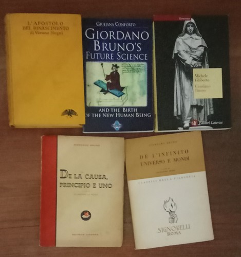 Lotto libri giordano - giordano, bruno