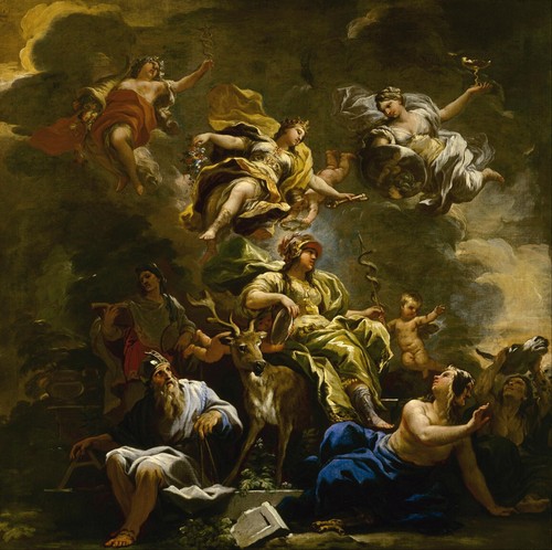 Luca giordano allegory of - giordano,