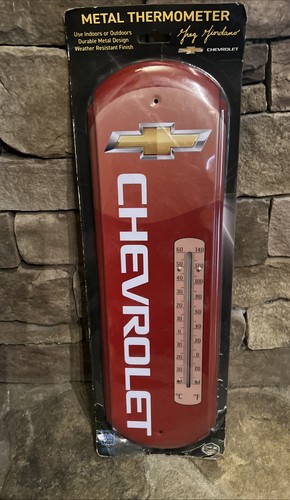 Chevrolet metal thermometer - chevrolet,