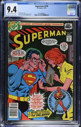 Superman 330 cgc 4 dc - superman,
