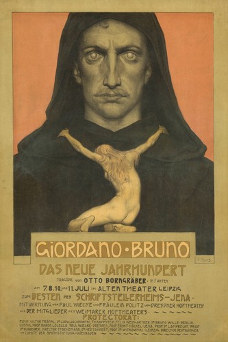 Giordano bruno theatre poster - bruno,