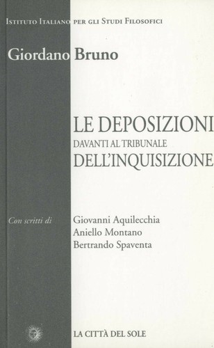 Giordano bruno deposizioni - bruno,