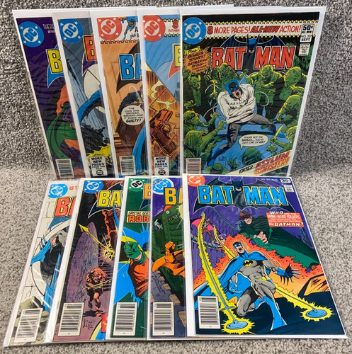 Batman lot bronze age - batman, (10)