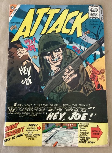 Attack comic book 1959 - attack, #59