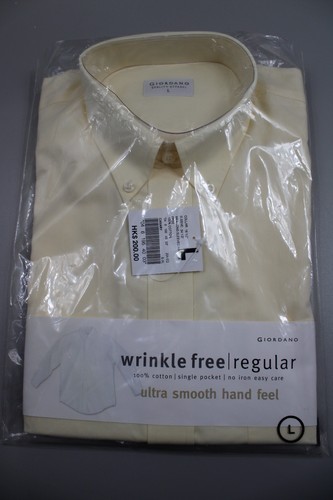 Giordano yellow button - , down