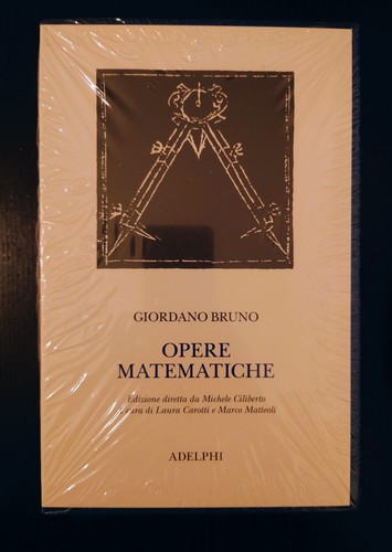 Opere matematiche bruno - opere,