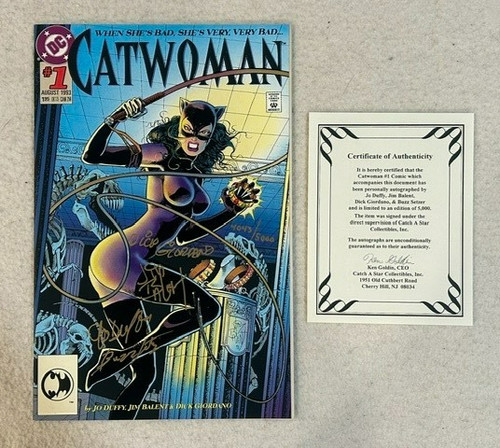 Catwoman signed jim - 1, 4x!!!