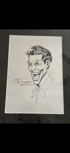 Joker original art - joker, drawing