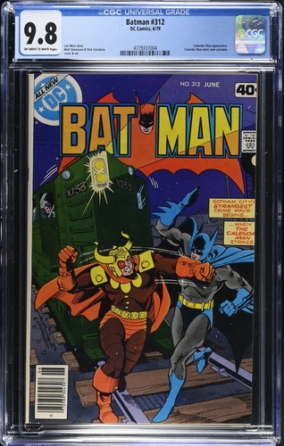 Batman 312 cgc - batman, 9.8