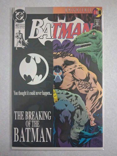 Batman 497 signed kelly - batman, #497
